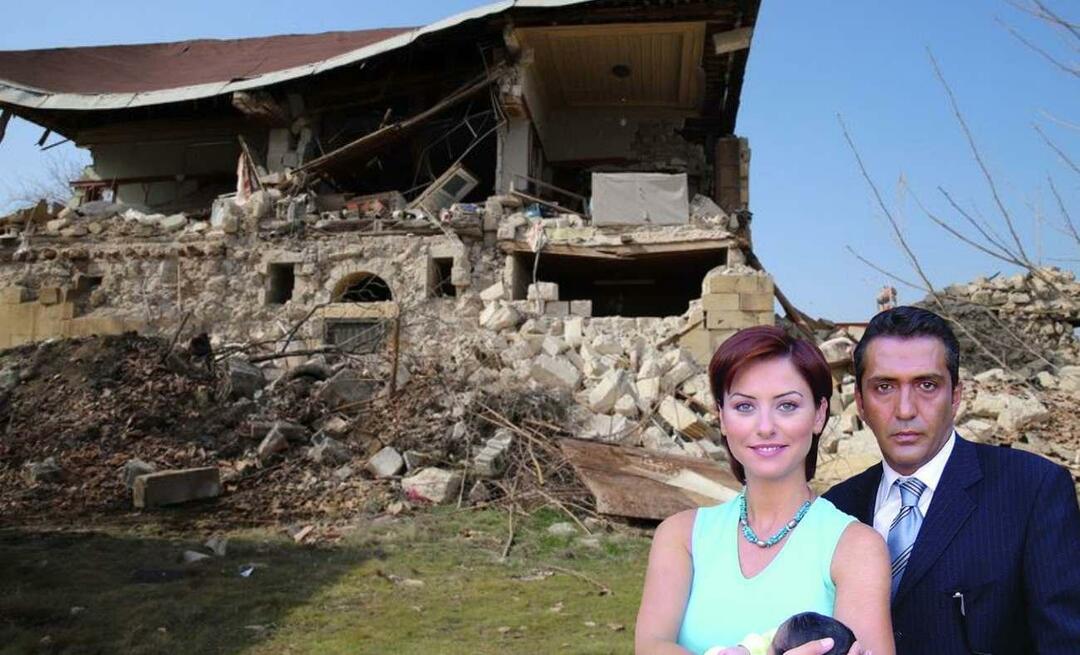 Sarja "Zerda" kuvattiin! Hurşit Ağa Mansion tuhoutui maanjäristyksessä