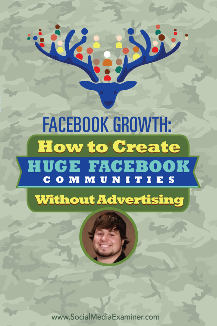Facebookin kasvu: Kuinka luoda valtavia Facebook-yhteisöjä ilman mainontaa: Sosiaalisen median tutkija