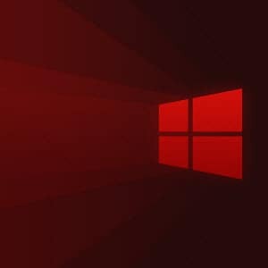 Windows 10 -logo punainen