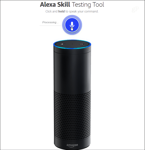 Alexa -taitojen testaustyökalu