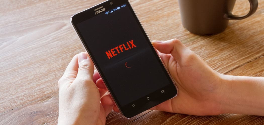 Rajoita tietojen määrää, joita Netflix käyttää puhelimesta katseltaessa