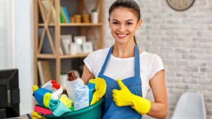 Kuinka tehdä talon siivouksesta helppoa? Talon siivouksen temppuja Ramadanissa