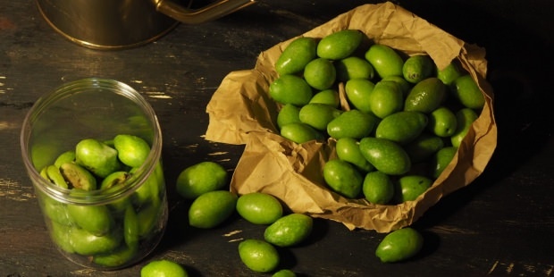 vihreät oliivit