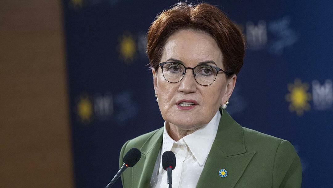  İYİ-puolueen puheenjohtaja Meral Akşener