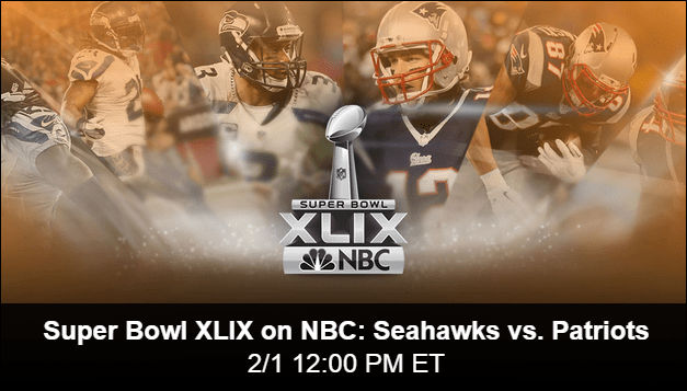 NBC Streaming Super Bowl XLIX Online ilmaiseksi