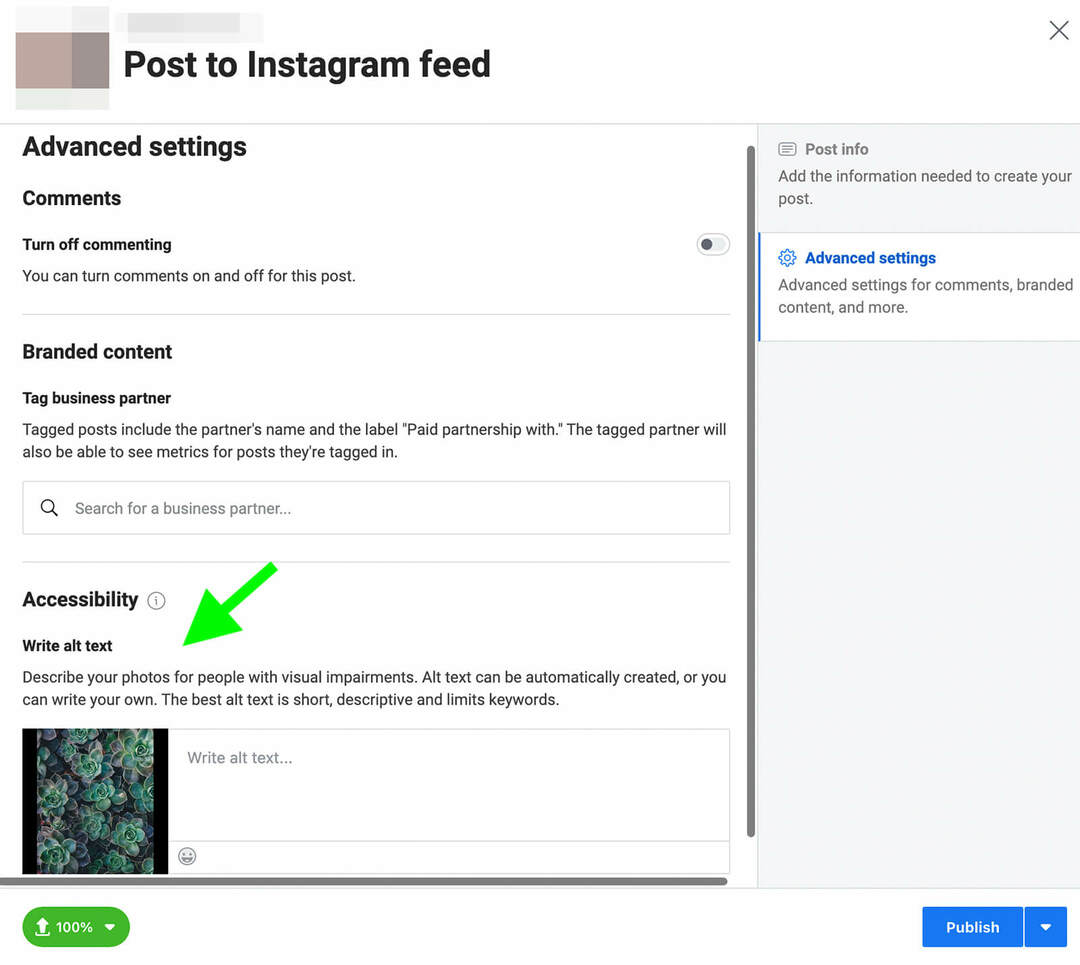 miten-optimoida-sosiaalisen median-kuvat-haku-instagram-post-to-feed-esimerkki-19