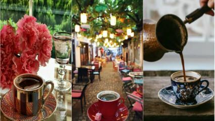 Parhaat kahvit kahvilapaikoissa Istanbulissa