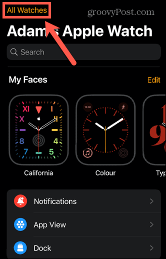 Apple Watch kaikki kellot