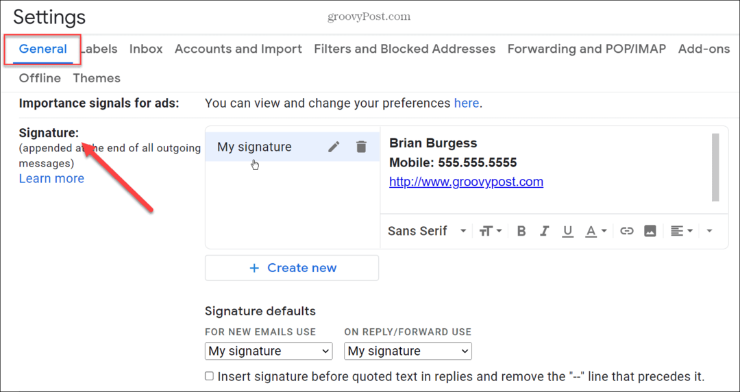Lisää kuva Gmail-allekirjoitukseen