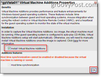 Asenna MS Virtual Server 2005 R2: n virtuaalikoneen lisäykset