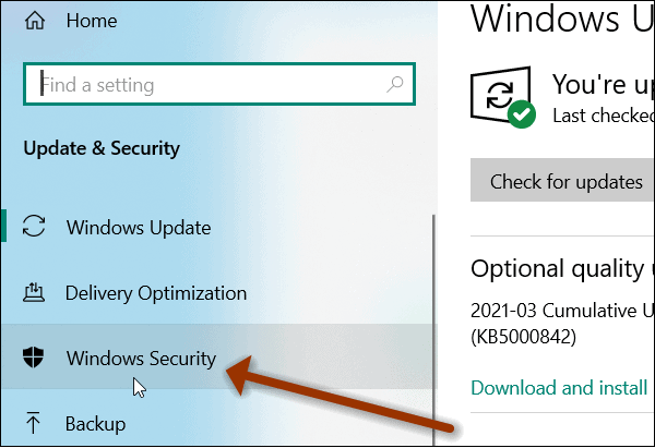 Windowsin turvallisuus