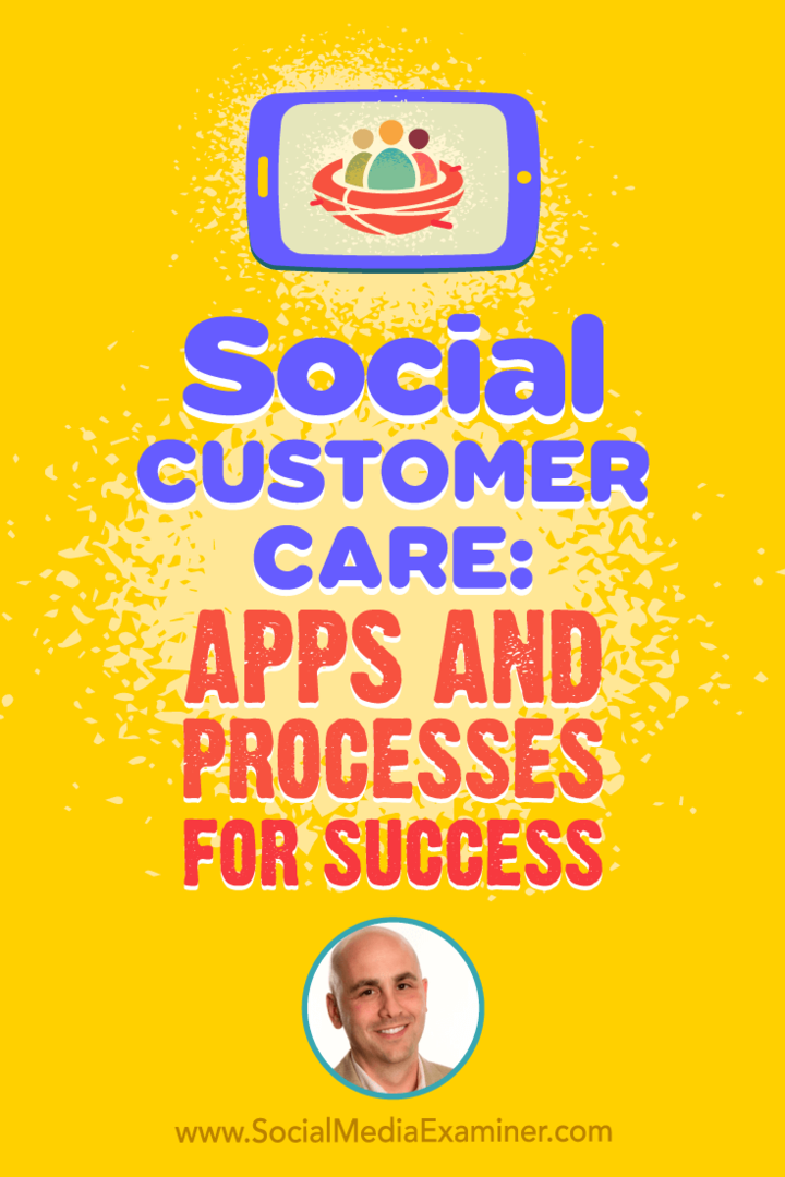 Sosiaalinen asiakaspalvelu: Sovellukset ja menestymisprosessit, joissa Dan Gingissin oivalluksia sosiaalisen median markkinointipodcastissa.