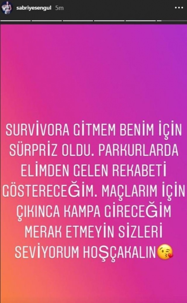Sabriye Şengül on jälleen Survivorissa!