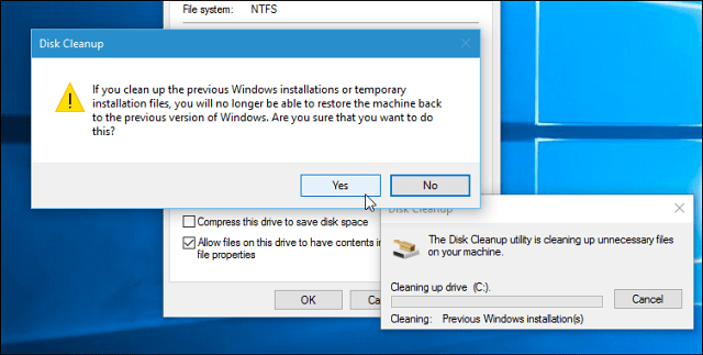 Windows 10. marraskuuta päivitys: Varaa 20 Gt levytilaa
