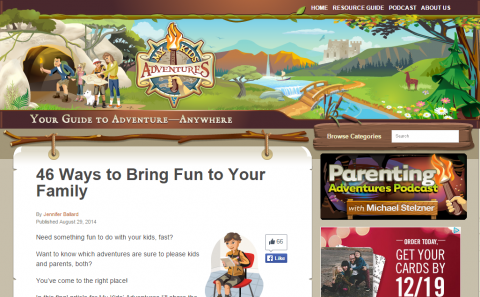 My Kids 'Adventures käynnistettiin vuonna 2013. 