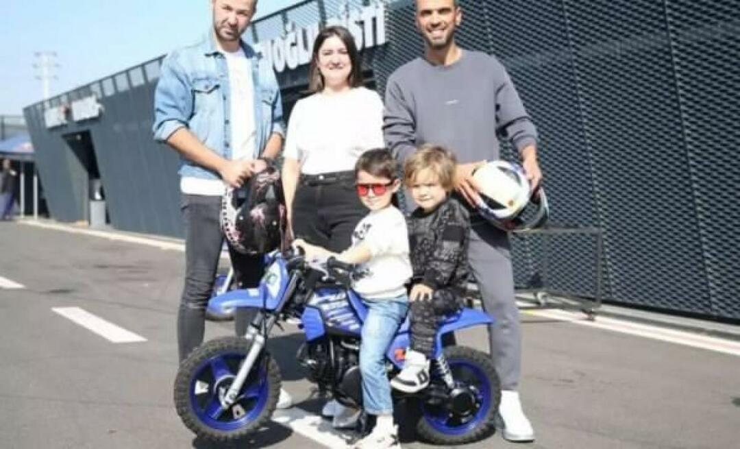 Kenan Sofuoğlun ele pikkupojalle! Hän antoi poikansa moottoripyörän lahjaksi.