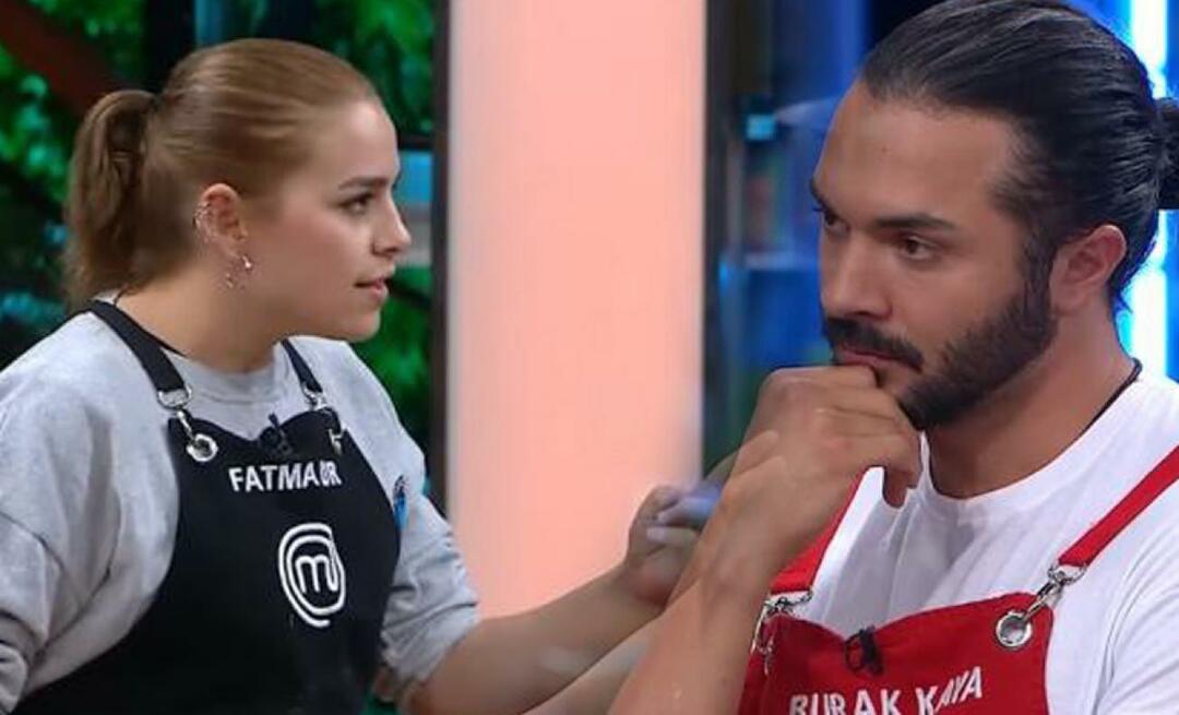 Fatma Nur ja Burak Kaya menivät toisiinsa MasterChef Turkissa: Olet niin epäkunnioittava!