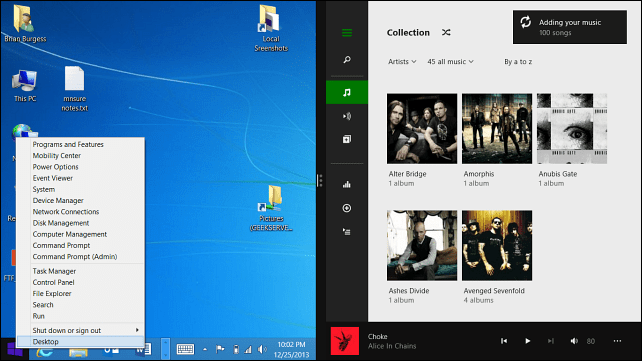 Oman musiikkikokoelman lisääminen Xbox-musiikkiin Windows 8.1: ssä