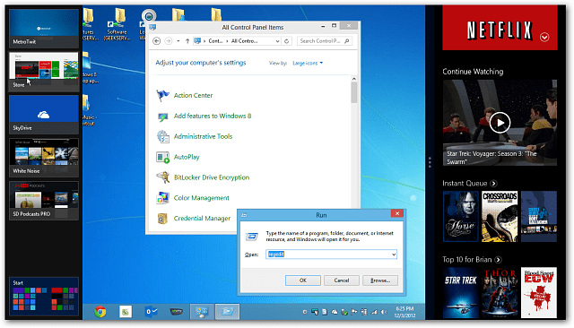 Ota Windows 8 Snap -ominaisuus käyttöön matalan resoluution näytöillä