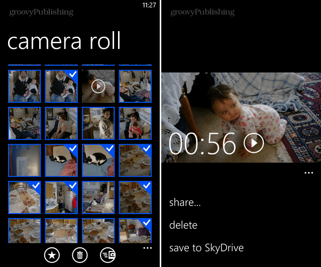 Windows Phone 8: Valokuvien ja videoiden lähettäminen SkyDriveen