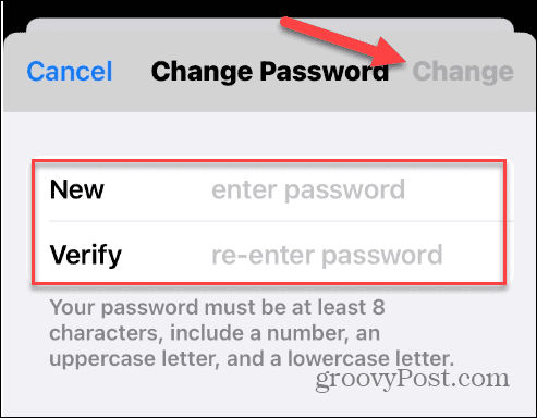 Vaihda Apple ID -salasanasi