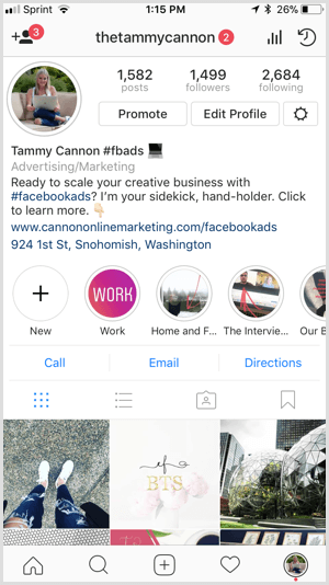 Instagram-kohokohdat merkkituotteella.
