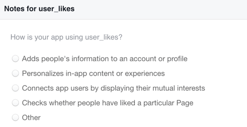 Selitä, kuinka käytät kerättyjäsi Facebook-tykkäystietoja.