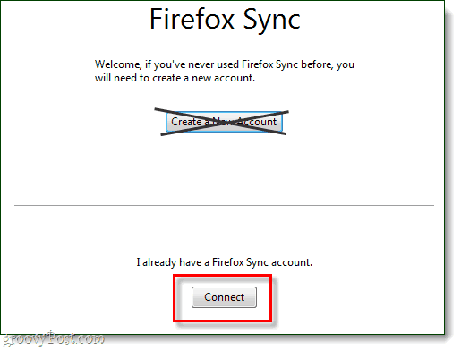 muodostaa yhteyden Firefox-synkronointitiliin