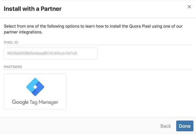 vaihe 3 kuinka Quora pixel asennetaan Google Tag Managerilla