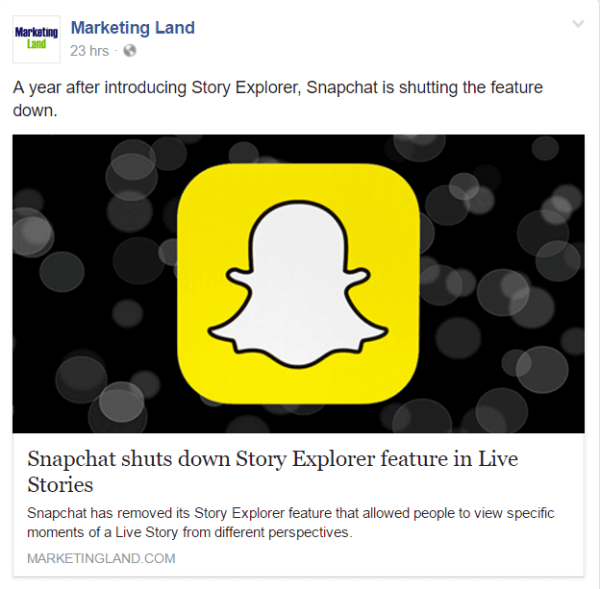Snapchat sulkee Story Explorer -ominaisuuden Live Storiesissa.