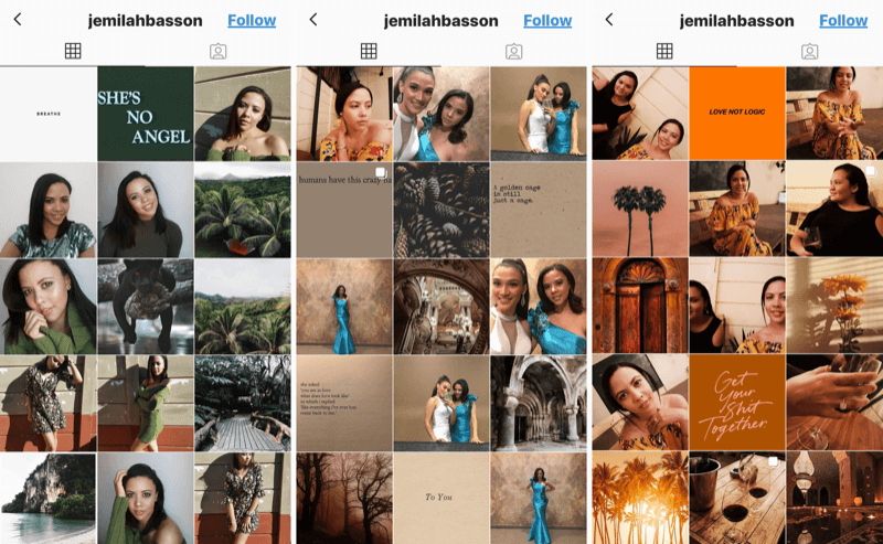 Jemilah Basson Instagram-profiili