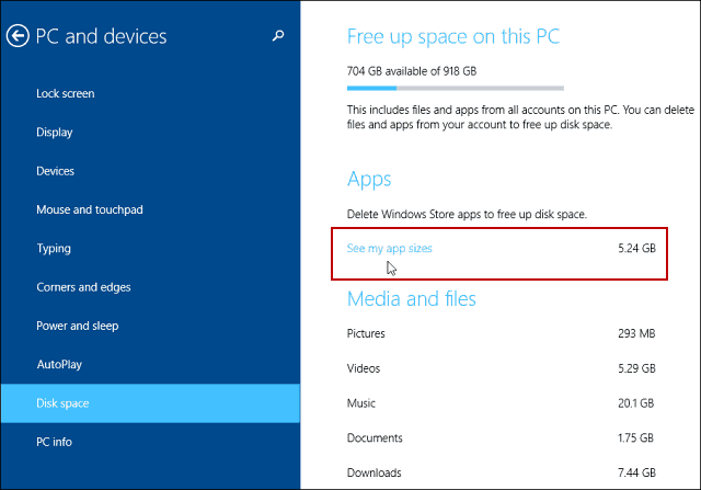 Windows 8.1 -vinkki: Hallitse nykyaikaisia ​​sovelluksia ja vapauta levytilaa