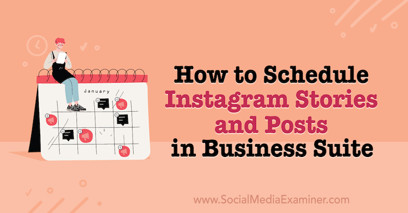 Instagram -tarinoiden ja -viestien ajoittaminen Business Suite -sovelluksessa sosiaalisen median tutkijalla.