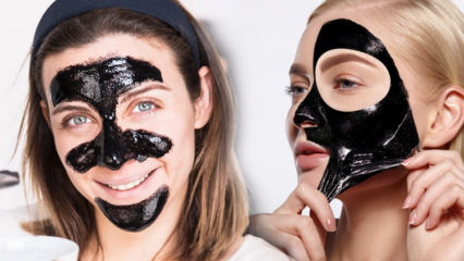 Mitkä ovat mustan naamion edut? Kuinka musta naamio levitetään iholle?