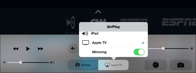 AirPlay Apple TV: hen