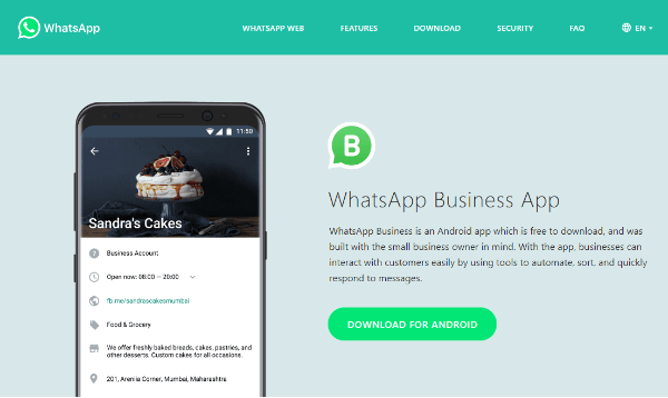 WhatsApp esitteli uuden WhatsApp Business -sovelluksen, joka helpottaa yritysten ja asiakkaiden yhteyden muodostamista ja keskustelua.