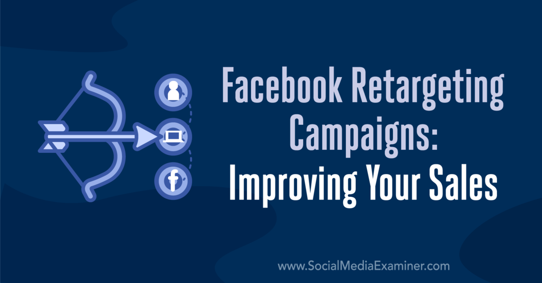 Facebookin uudelleen kohdentamiskampanjat: myynnin parantaminen: sosiaalisen median tutkija