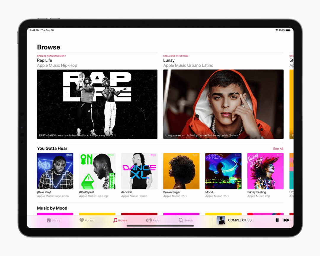 Apple Music iPadilla