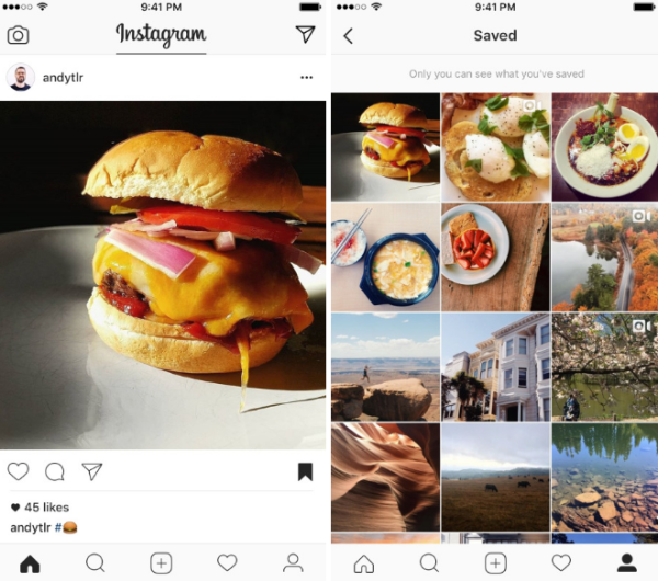 Instagram-tallennetut viestit ovat nyt saatavana osana Instagram-versiota 10.2 sekä iOS: lle että Androidille.
