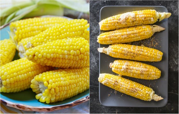 Kuinka keitetty maissia kotona? Keitetyt maissin lajittelumenetelmät