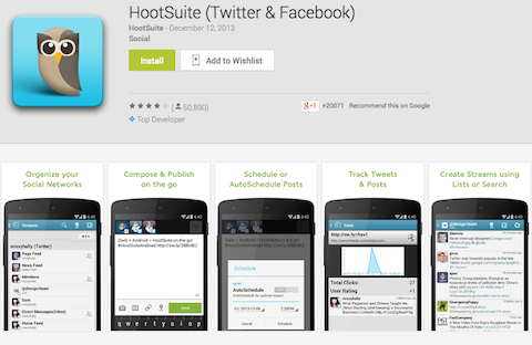 hootsuite-sovellus