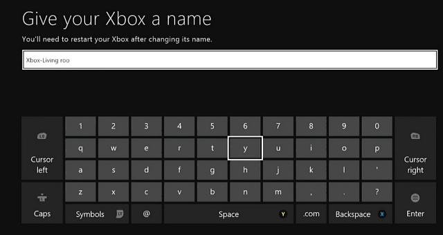 nimeä xbox one uudelleen