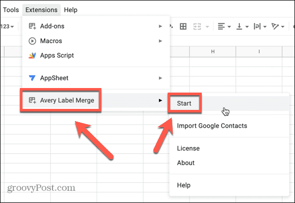 Google Sheets aloittaa yhdistämisen