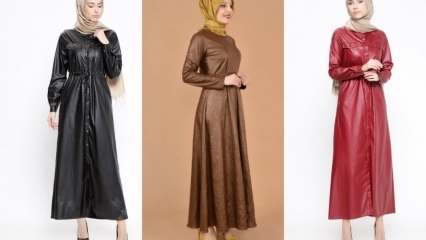 Nahkavaatteiden mallit hijab-vaatteissa