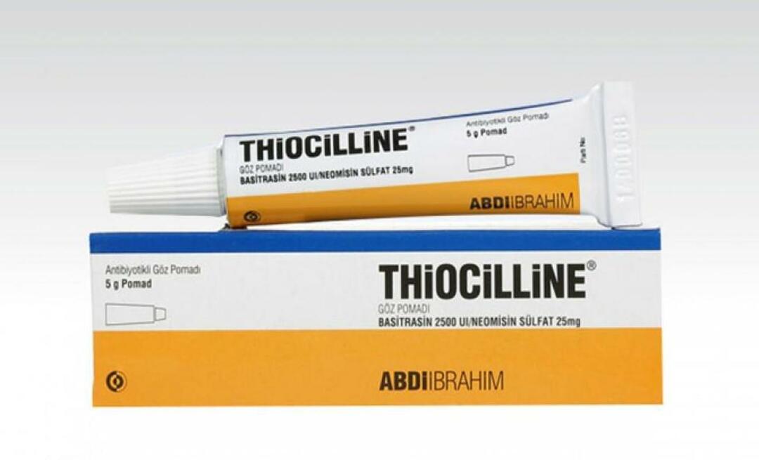 Mitä Thiocillin on, mihin sitä käytetään, mihin se vaikuttaa? Tiosilliinivoide 2023 hinta