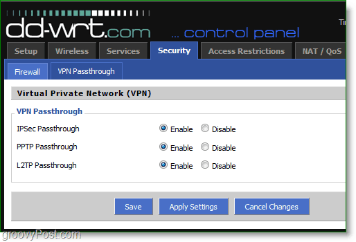 ota vpn-läpivienti käyttöön reitittimessäsi