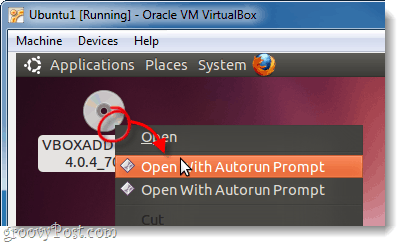 autorun vboxadditions disk ubuntu virtualboxissa