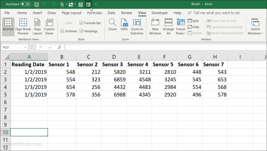 Kuinka luoda tietosyöttölomake Excelissä