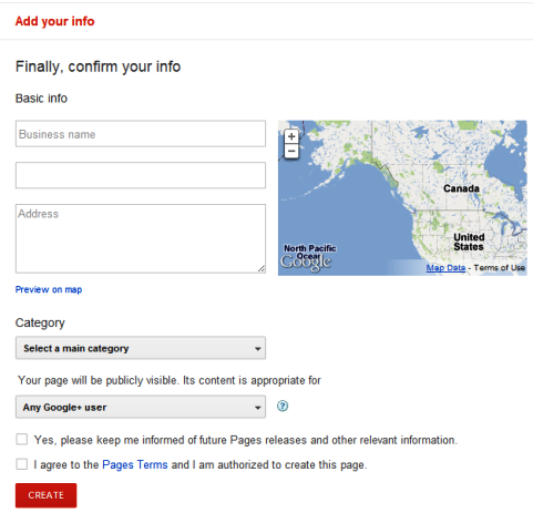 Google+ -sivut - paikalliset yritykset ja paikat