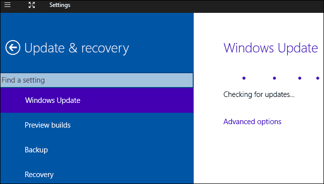 Windows 10: n tekninen esikatselu vuotanut rakennus (9901)
